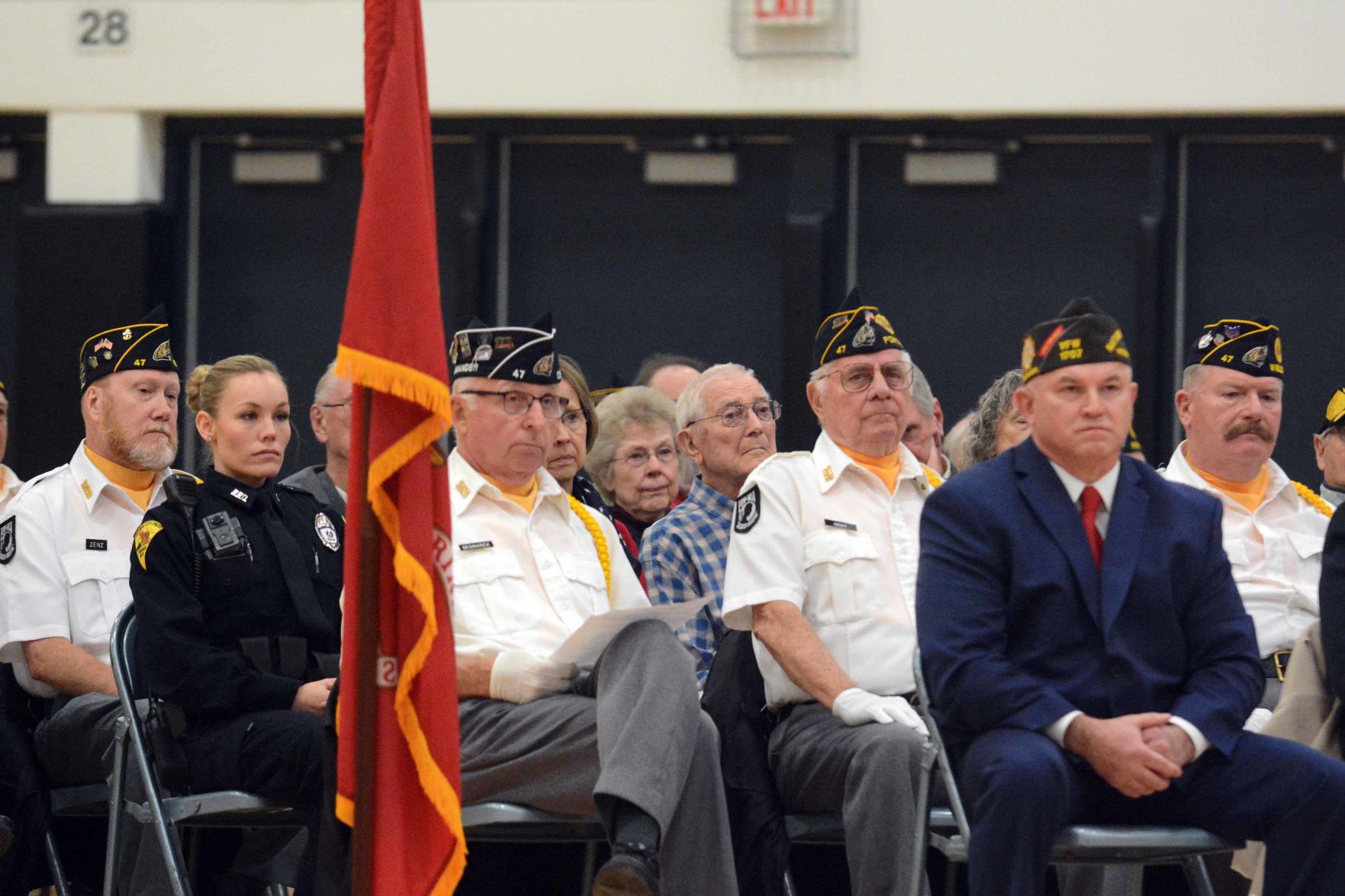 Portage High School Veterans Day ceremony 2019